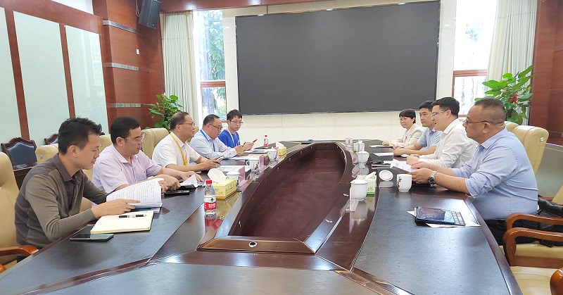 广西工程征询集团到自贸区平凉港片区汇报工作